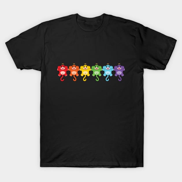 Everyone's Made Of A Big Rainbow T-Shirt by Khr15_